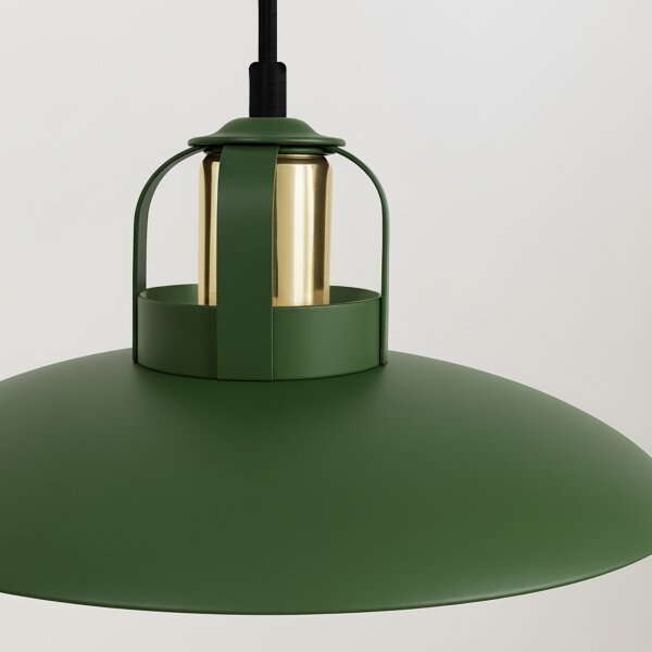 Brilagi - LED Lampadario a sospensione con filo FLAMENGO 2xE27/60W/230V verde