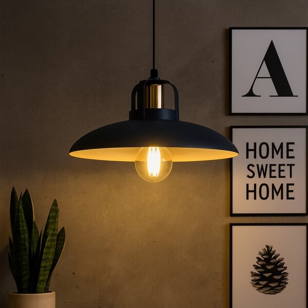 Brilagi - LED Lampadario a sospensione con filo FLAMENGO 1xE27/60W/230V blu