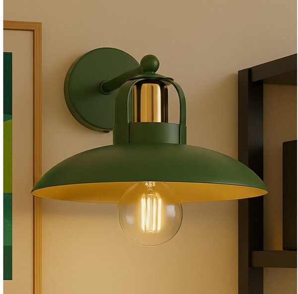 Brilagi - LED Applique FLAMENGO 1xE27/60W/230V verde