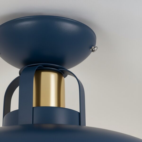 Brilagi - LED Lampadario a plafone FLAMENGO 1xE27/60W/230V blu