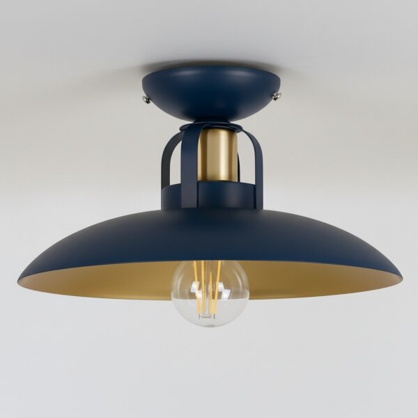 Brilagi - LED Lampadario a plafone FLAMENGO 1xE27/60W/230V blu
