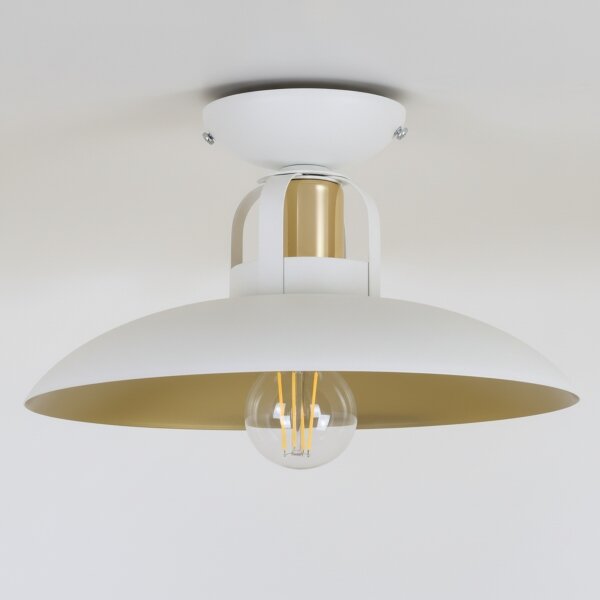 Brilagi - LED Lampadario a plafone FLAMENGO 1xE27/60W/230V bianco