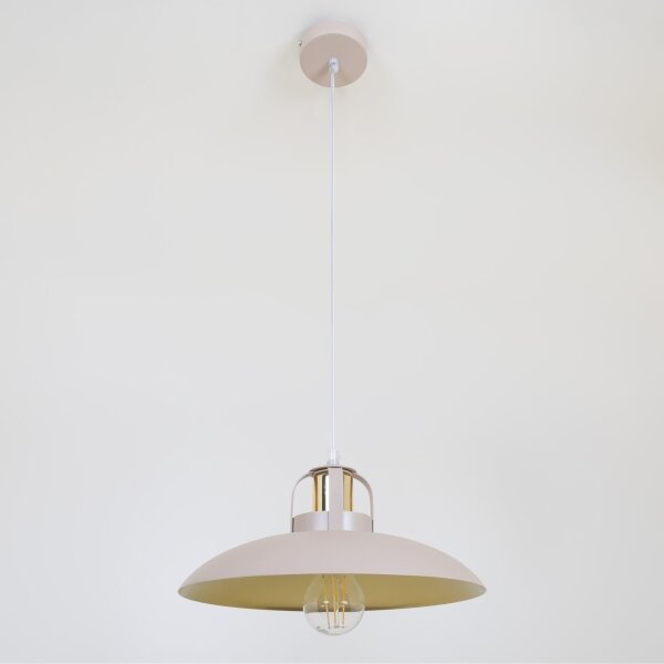 Brilagi - LED Lampadario a sospensione con filo FLAMENGO 1xE27/60W/230V beige