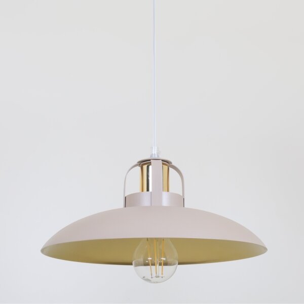 Brilagi - LED Lampadario a sospensione con filo FLAMENGO 1xE27/60W/230V beige