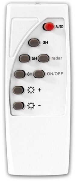 Lampione solare stradale a LED con sensore LED/22W/6V 6500K IP65 nero + telecomando