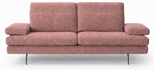 Divano Forma Tessuto Soft Grain Strutturato - Schienali Mobili e Braccioli Mobili