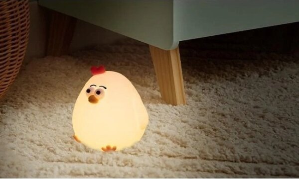 Lampada notturna ricaricabile dimmerabile per bambini LED/1W/5V 3000K 800 mAh - Pulcino