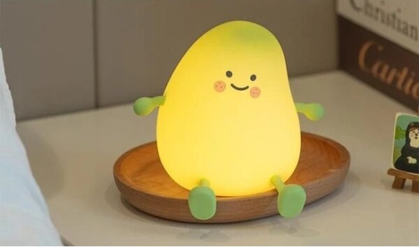 LED Luce notturna ricaricabile dimmerabile per bambini LED/1W/5V 3000K 800 mAh mango