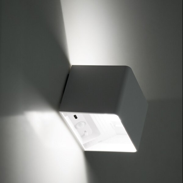 Applique a LED con sensore MIRI LED/2,5W/3,7V 3000-6400K 4000 mAh bianco