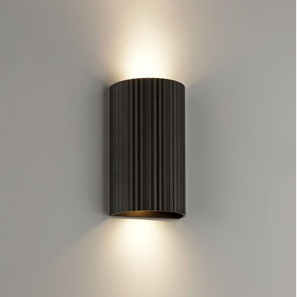 Brilliant - Applique UNDULA 2xGU10/10W/230V nero