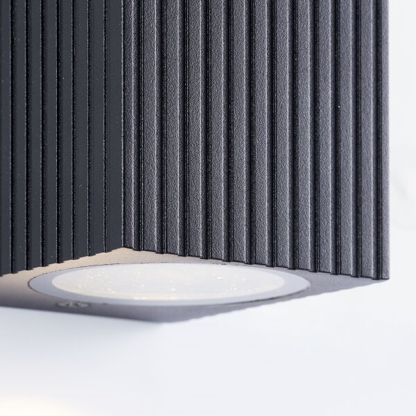 Brilliant - Applique da esterno JELANI 2xGU10/10W/230V IP44 nero