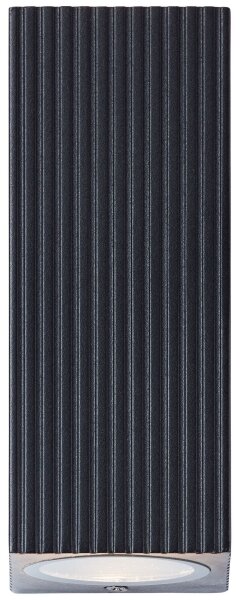Brilliant - Applique da esterno JELANI 2xGU10/10W/230V IP44 nero