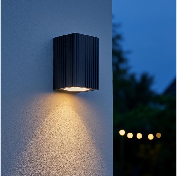 Brilliant - Applique da esterno JELANI 1xGU10/10W/230V IP44 nero