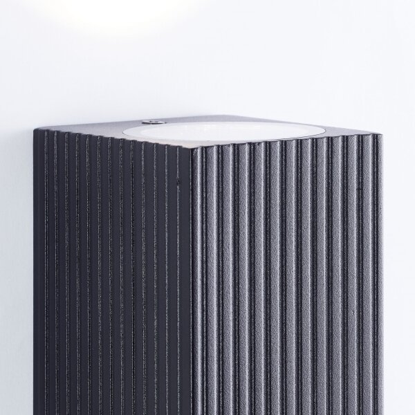 Brilliant - Applique da esterno JELANI 2xGU10/10W/230V IP44 nero