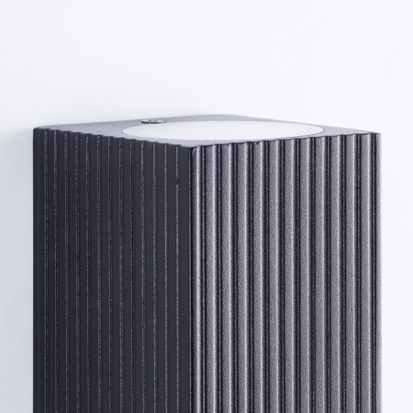 Brilliant - Applique da esterno JELANI 2xGU10/10W/230V IP44 nero