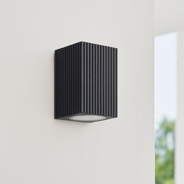 Brilliant - Applique da esterno JELANI 1xGU10/10W/230V IP44 nero