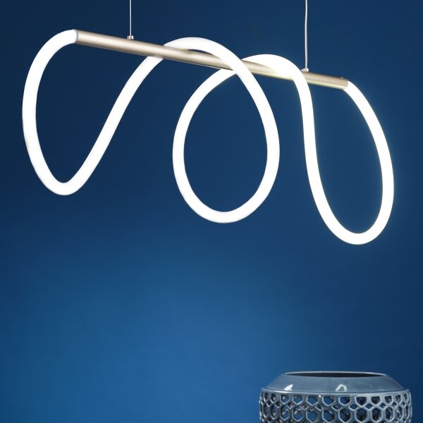 ONLI - Lampadario LED a sospensione con filo AMANDA LED/40W/230V 4500K cromo opaco