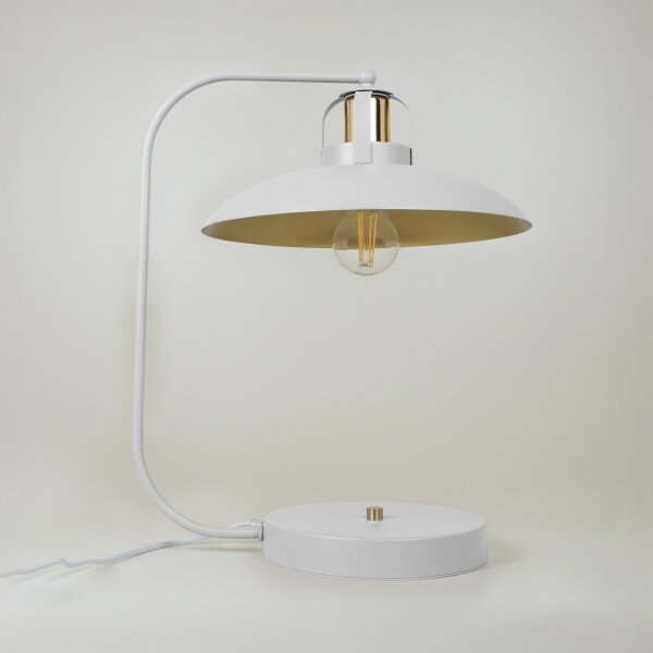 Brilagi - LED Lampada da tavolo FLAMENGO 1xE27/60W/230V bianco