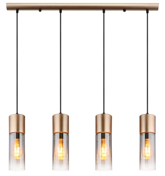 Globo 21000-4HCA - Lampadario a sospensione su cavo ANNIKA 4xE27/25W/230V