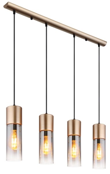 Globo 21000-4HCA - Lampadario a sospensione su cavo ANNIKA 4xE27/25W/230V