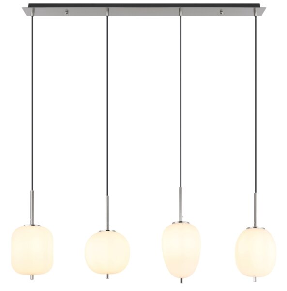 Globo 15345-4NO - Lampadario a sospensione con filo BLACKY I 4xE14/40W/230V