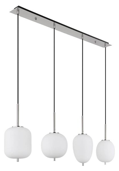 Globo 15345-4NO - Lampadario a sospensione con filo BLACKY I 4xE14/40W/230V