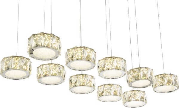 Globo 49350-92H - Lampadario LED a sospensione con filo AMUR LED/92W/230V 4000K
