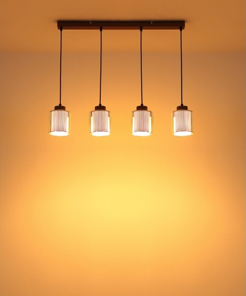 Globo 16056-4H - Lampadario a sospensione con filo FELICIA 4xE27/60W/230V
