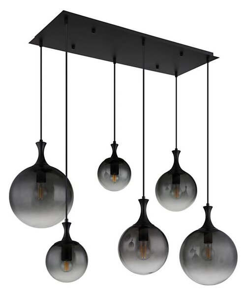 Globo 15885-6H - Lampadario a sospensione con filo DALTON 6xE27/10W/230V