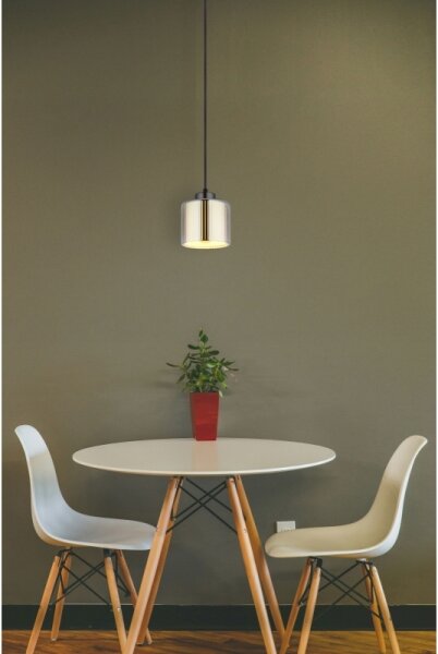 Globo 16056H - Lampadario a sospensione con filo FELICIA 1xE27/60W/230V diametro 14 cm