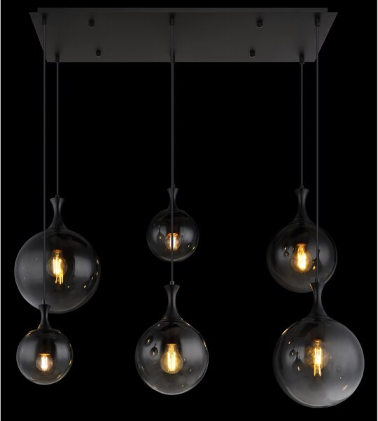 Globo 15885-6H - Lampadario a sospensione con filo DALTON 6xE27/10W/230V