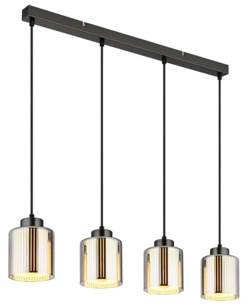 Globo 16056-4H - Lampadario a sospensione con filo FELICIA 4xE27/60W/230V