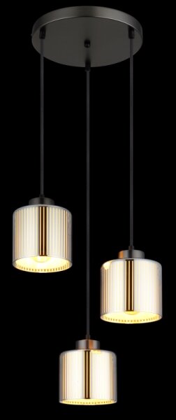 Globo 16056-3HR - Lampadario a sospensione con filo FELICIA 3xE27/60W/230V diametro 33