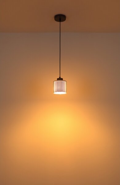 Globo 16056H - Lampadario a sospensione con filo FELICIA 1xE27/60W/230V diametro 14 cm