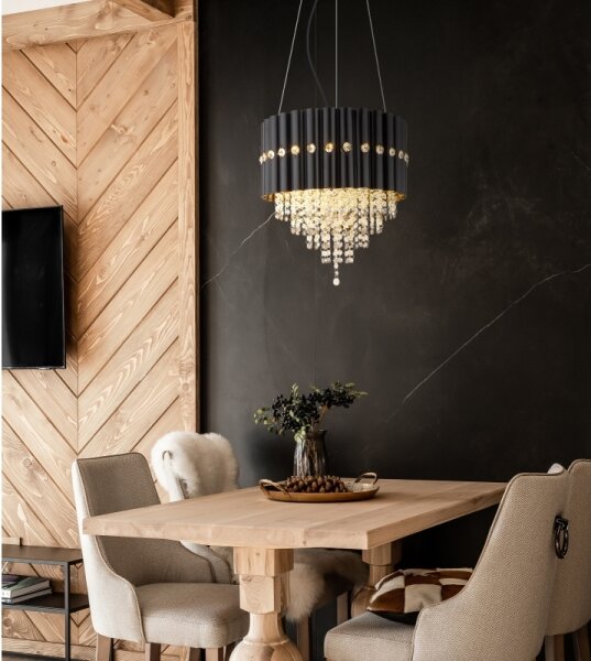 Globo 63149-3 - Lampadario a sospensione con filo ELEOS 3xE27/40W/230V diametro 40 cm