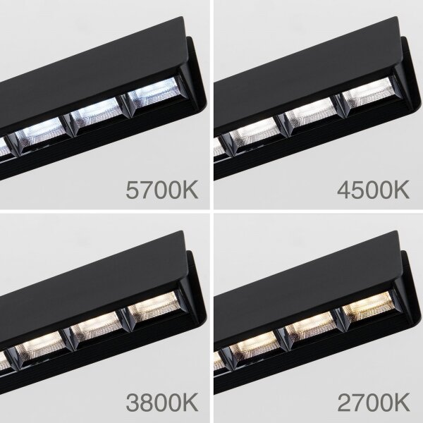 Orion HL 6-1716/120 - Lampadario LED dimmerabile TARA LED/44W/230V nero