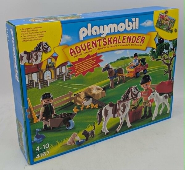 PLAYMOBIL 4167 Calendario dell'Avvento Scuderie a cavallo