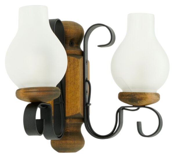 Brilagi - Applique RUSTIC 2xE14/40W/230V faggio/noce
