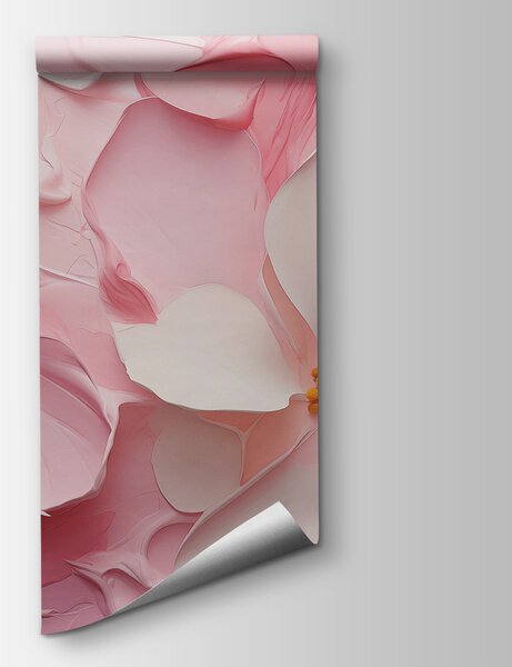 Carta da parati Primo piano di fiori, Carta da parati 3d fiori, Carta da parati popolare, w01555 - Tapeko.it