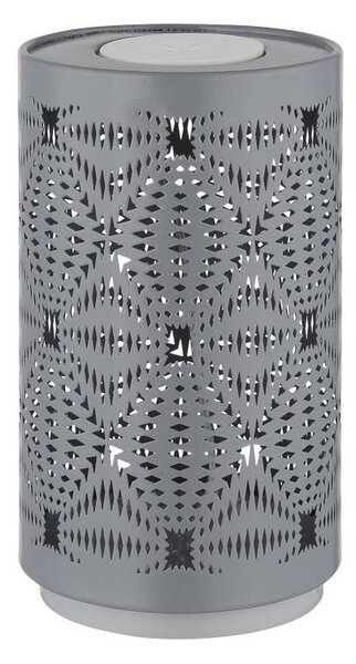 Globo 21018G - Lampada da tavolo LED RGB AMIYAH LED/1W/5V 500 mAh grigia