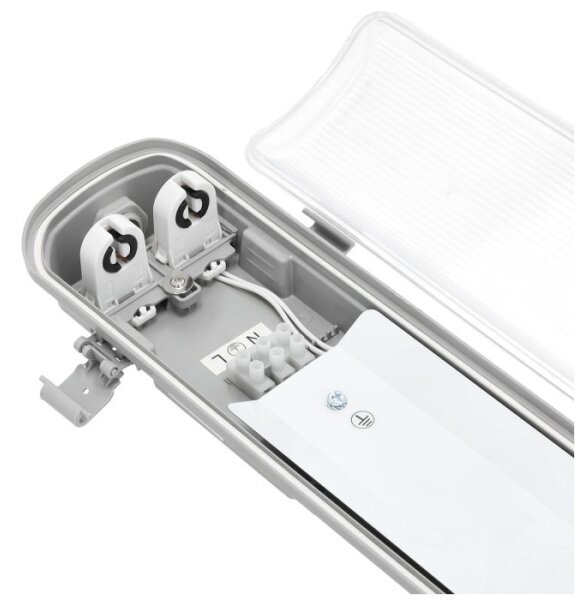 Lampada tecnica fluorescente HERMIC T8 2xG13/18W/230V IP65