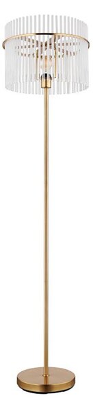 Globo 15698SM - Lampada con piedistallo GORLEY 1xE27/60W/230V oro