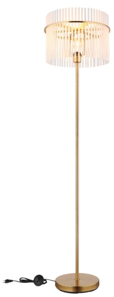 Globo 15698SM - Lampada con piedistallo GORLEY 1xE27/60W/230V oro