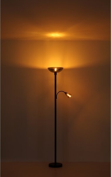 Globo 58903 - Lampada con piedistallo BLADE 1xE27/60W/230V + 1xE14/40W
