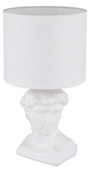 Globo 21732W - Lampada da tavolo HERMES 1xE14/40W/230V bianco