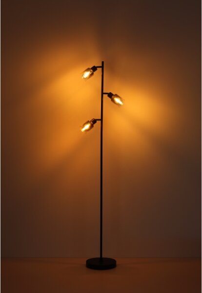 Globo 54308S - Lampada con piedistallo HUBERTUS 3xE14/40W/230V