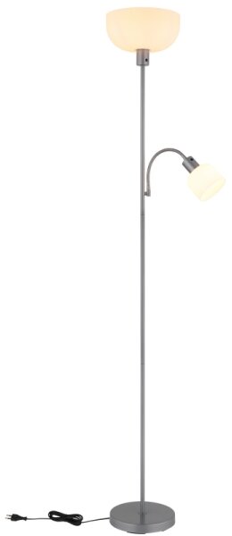 Globo 59947 - Lampada da terra HINTON 1xE27/40W/230V + 1xE14/25W