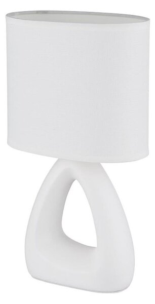 Globo 21731W - Lampada da tavolo TRIANGLE 1xE14/40W/230V bianco