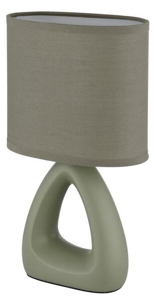 Globo 21731BG - Lampada da tavolo TRIANGLE 1xE14/40W/230V verde