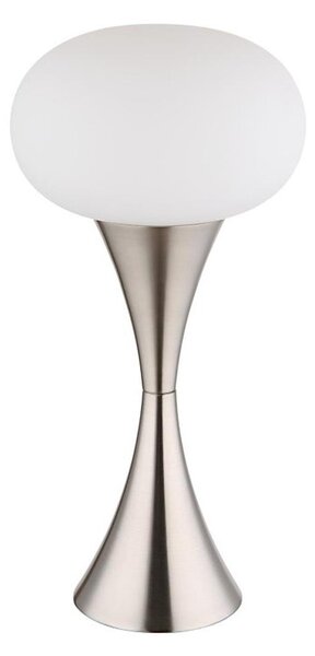 Globo 21027N - Lampada da tavolo LULA 1xE14/25W/230V cromo opaco